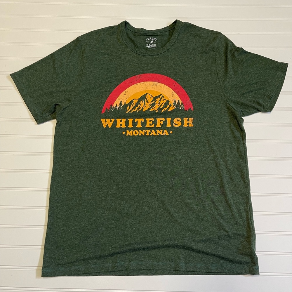 XL  Montana whitefish Mens Tee